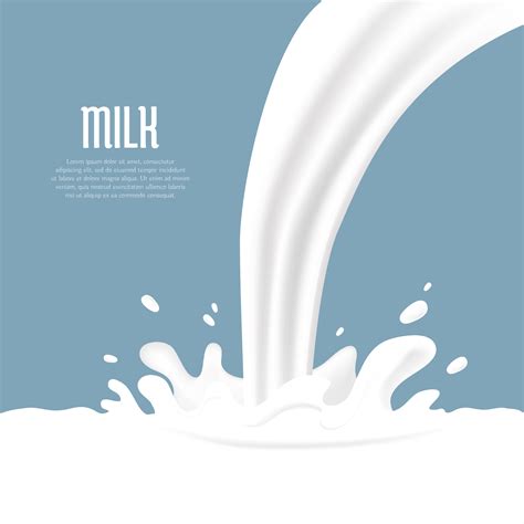 Milk Splash Vector 236320 Vector Art at Vecteezy