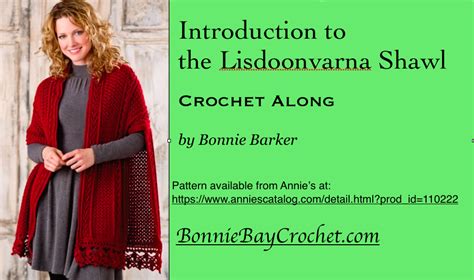 Learn how to crochet the Lisdoonvarna Shawl with Bonnie Barker's Free ...