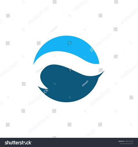 Blue Wave Logo Design Stock Vector (Royalty Free) 1384145678 | Shutterstock