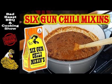 Six Gun Chili Mixin's Review - YouTube