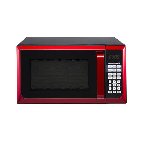 Hamilton Beach Stainless Steel 0.9 Cu. ft. Red Microwave Oven – WAS SUPPLY