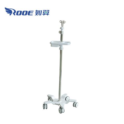 BIV03 Hospital Adjustable Drip Stand IV Pole IV Stand - ROOEMED