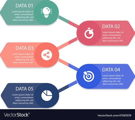 Timeline infographics design and marketing Vector Image