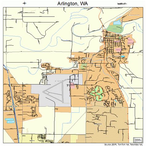 Arlington Washington Street Map 5302585