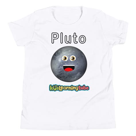 Pluto - Youth Short Sleeve T-Shirt – Kids Learning Tube