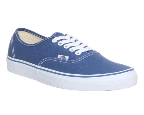 Vans Canvas Authentic in Navy (Blue) for Men - Lyst