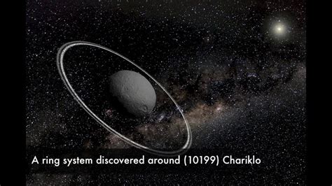 A ring system discovered around (10199) Chariklo