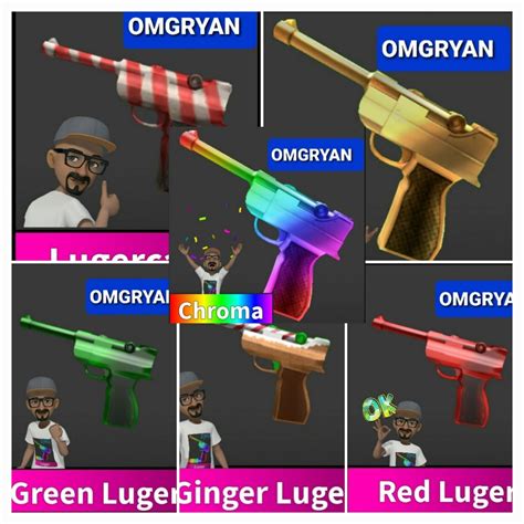 Roblox Murder Mystery 2 Mm2 Godlys LUGER COLLECTION. | eBay