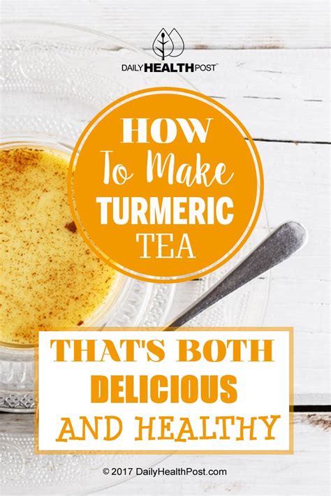 How To Make Turmeric Pain Relief Tea