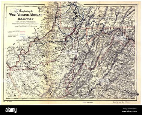 The midland railway map Cut Out Stock Images & Pictures - Alamy