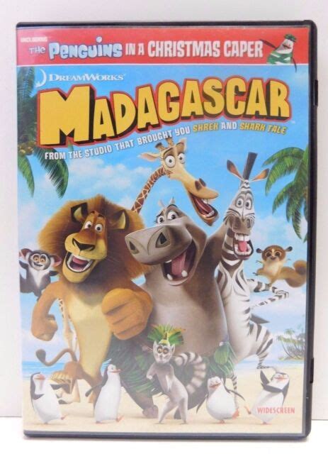 DreamWorks Madagascar DVD Widescreen Including The Penquins in a ...