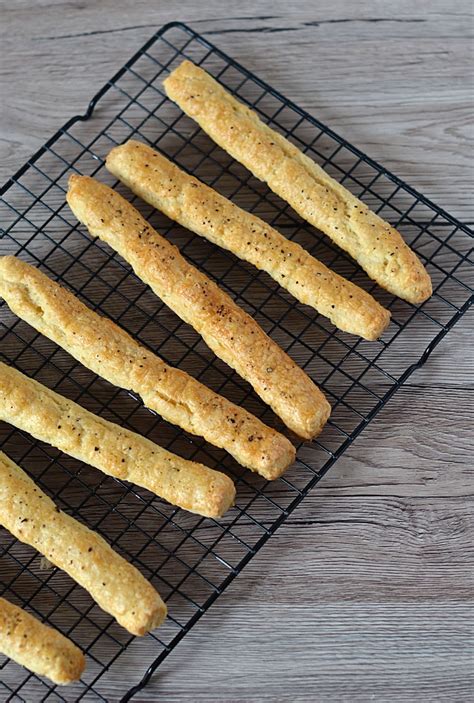 Cheese Bread Sticks - Baking with Granny