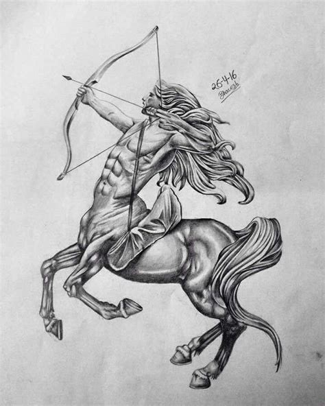 Sagittarius sketch by Bhavesh Kalma #sketch #design #arts #pencildrawing #pencil #art #artist # ...