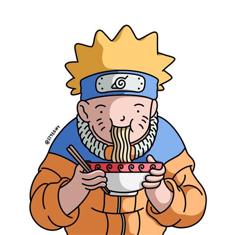 I tried to imagine Naruto eating Ichiraku Ramen | Original Artwork : r ...