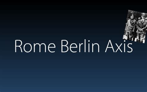 rome berlin axis bbc bitesize