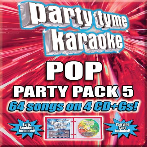 Party Tyme Karaoke - Party Tyme Karaoke - Pop Party Pack 5 [4 CD+G ...