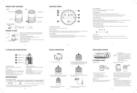 Winix A230/A231 Air Purifier User Manual - 4-Stage Air Purification Guide