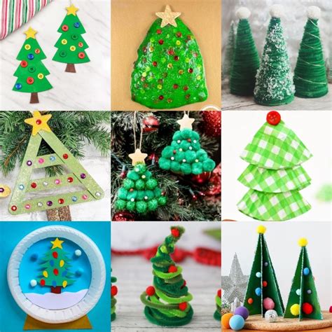 Christmas Tree Crafts For Kids They'll Love! - DIY Candy