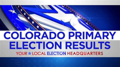 Colorado primary elections 2020: Full results, election map