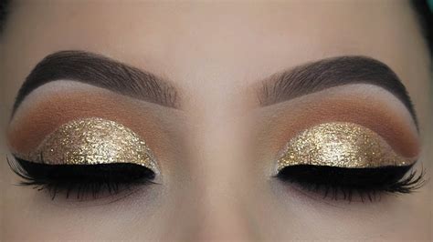 Gold Glitter Eyeshadow Makeup - Mugeek Vidalondon