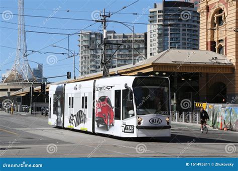 Modern Melbourne Tram the Famous Iconic Transportation in the Town Editorial Photo - Image of ...