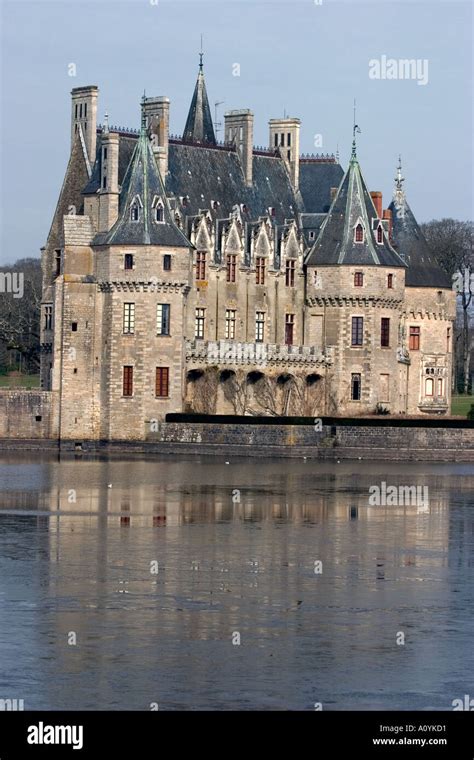 Old Castle in Brittany France Stock Photo - Alamy