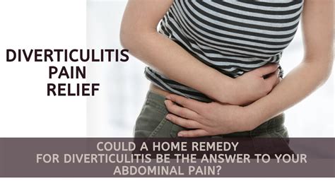 Diverticulitis pain relief | Could a remedy for Diverticulitis Be the Answer to Your Abdominal ...