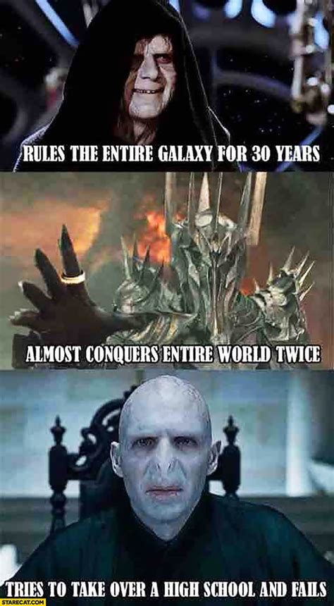 Emperor Palpatine rules the entire galaxy for 30 years, Sauron almost conquers entire world ...