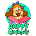 Birthday Stickers - Free animals Stickers