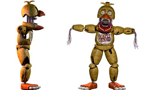 Withered Chica v8 | ThrPuppet by PuppetFactory on DeviantArt