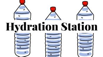 Hydration Station Sign by Creative Ideas from a PE Teacher | TPT