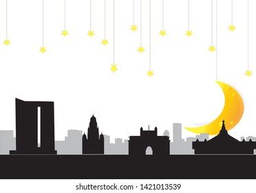 City Skyline Mumbai India Stock Vector (Royalty Free) 1421013539 ...