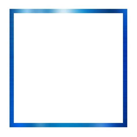 Simple Square Frame PNG Images, Frame Clipart, Creative Borders, Blue Border PNG Transparent ...