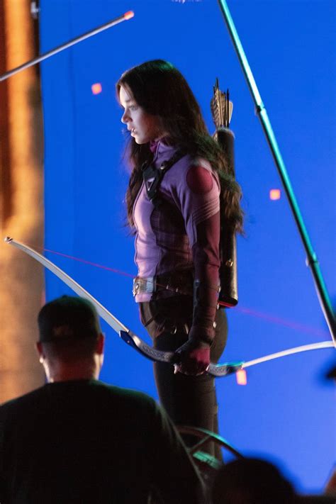 Hailee Steinfeld – ‘Hawkeye’ set in Atlanta – Georgia – GotCeleb