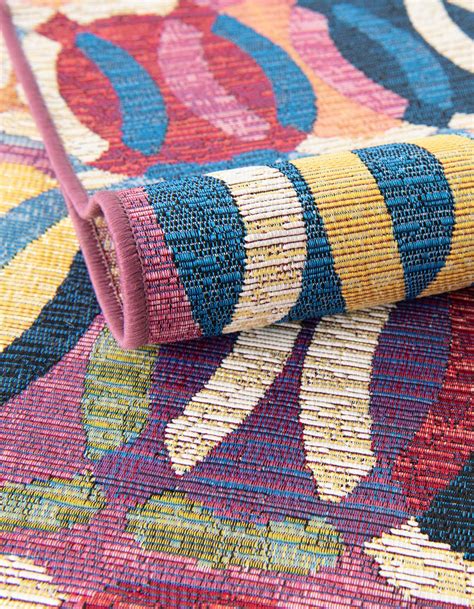 Multicolor 9' x 12' Modern Outdoor Rug | Rugs.com
