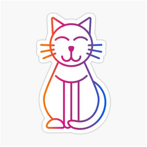 "kaomoji cat" Sticker for Sale by RIVERES | Redbubble