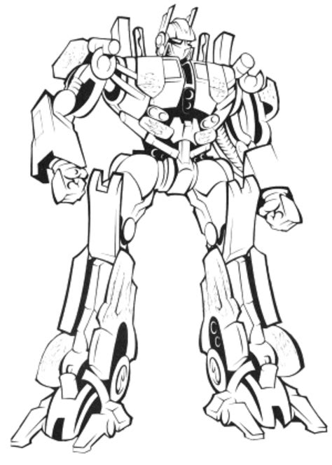 optimus prime coloring pages - Clip Art Library