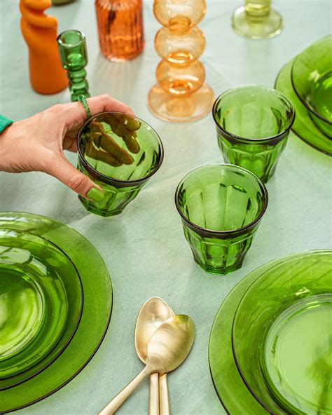 Le Picardie® - Vaso de vidrio - Verde icónico (Lote de 6) | Tienda online Duralex® | Made In France