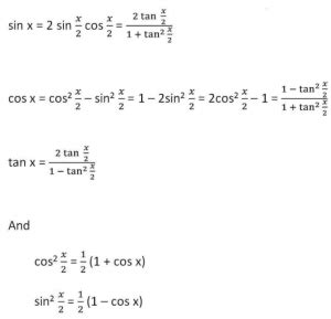 hALF aNGLE | Trigonometric Identities