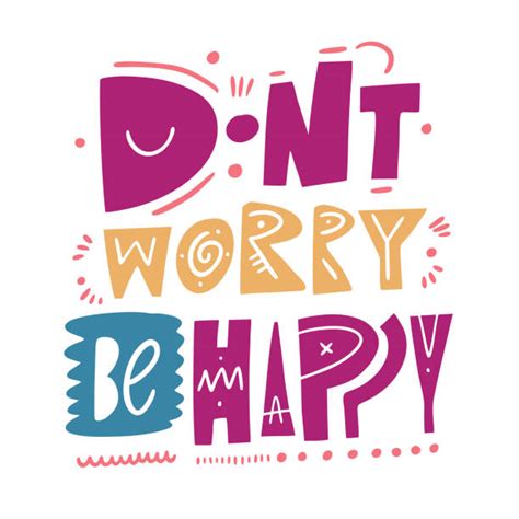 Cartoon Of A Don T Worry Be Happy Illustrations, Royalty-Free Vector ...