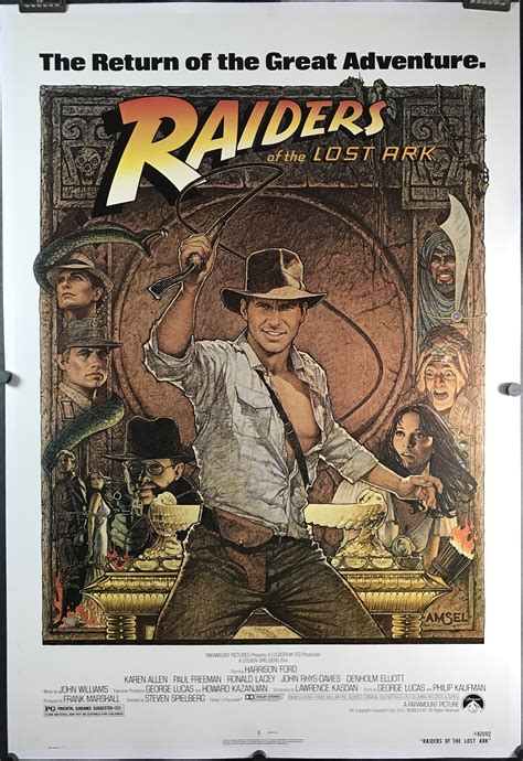 Raiders Of The Lost Ark Poster Hd - canvas-spoon