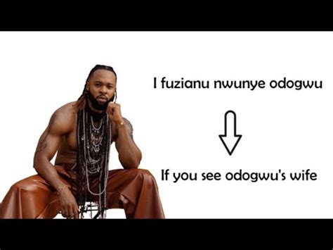 Flavour - Her Excellency Nwunye Odogwu Lyrics Translation & Explanation ...