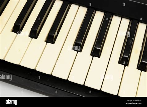 Piano keyboard closeup Stock Photo - Alamy