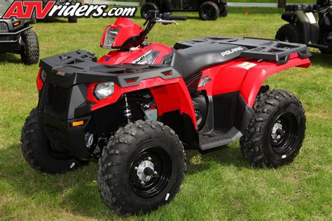 2011 Polaris Sportsman 400 HO Utility ATV Test Ride Review - Polaris ...