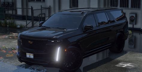 Fivem Cadillac Escalade ESV 2021 Fivem Ready Singleplayer Optimized ...