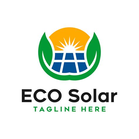 solar panel industry illustration logo design 5364950 Vector Art at Vecteezy