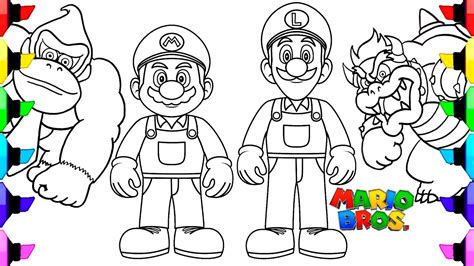 New Coloring Pages The Super Mario Bros. Movie / How to Color / Disfigure - Blank [NCS Release ...