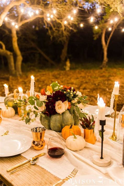 Outdoor Friendsgiving Table Decorating Ideas - Maison de Pax ...