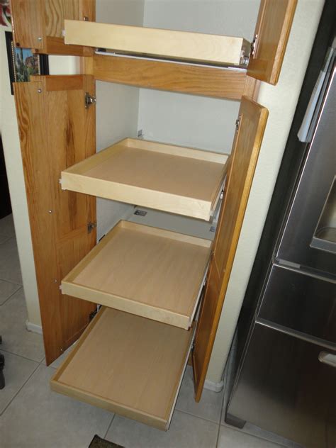 How To Build Pull Out Cabinet Shelves - Image to u