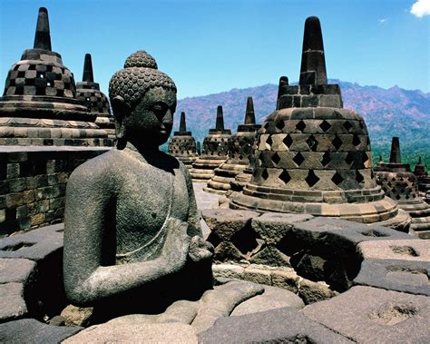 Borobudur Temple, Java, Indonesia - Vacation of Tourism